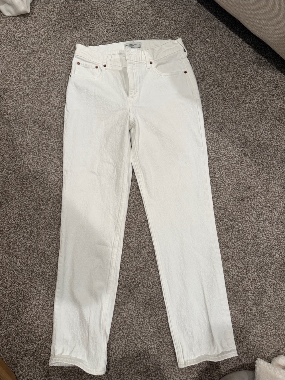 Abercrombie The 90s Straight-Leg Jeans Mid Rise